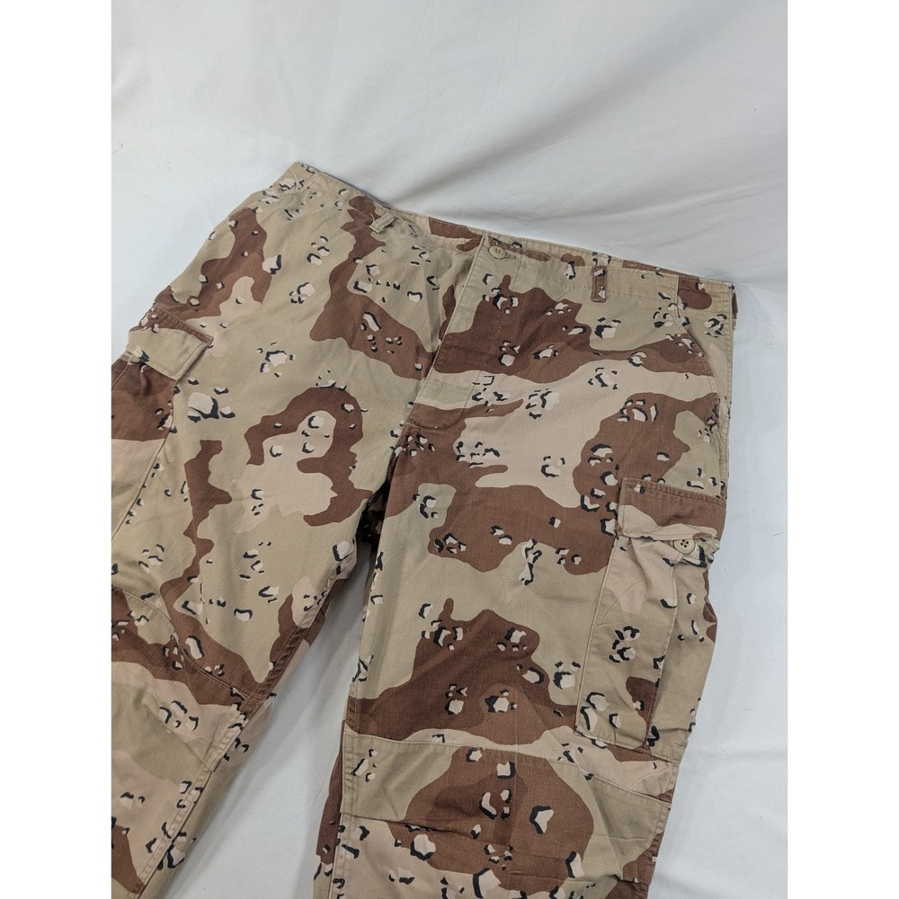 US Army Pants Cargo Chocolate Chip Desert Camo Mens XXL Big 42x33 Measurements